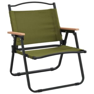 vidaXL Campingstolar 2 st grön 54x43x59cm oxfordtyg - Bild 3