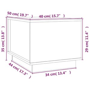 vidaXL Soffbord 40x50x35 cm massiv furu - Bild 10