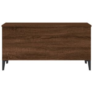 vidaXL Soffbord brun ek 90x44,5x45 cm konstruerat trä - Bild 7