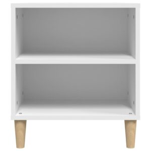 vidaXL Tv-bänk vit 102x44,5x50 cm konstruerat trä - Bild 8