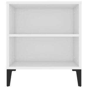 vidaXL Tv-bänk vit 102x44,5x50 cm konstruerat trä - Bild 8