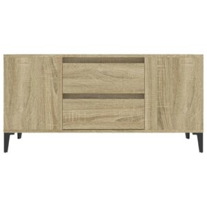 vidaXL Tv-bänk sonoma-ek 102x44,5x50 cm konstruerat trä - Bild 6