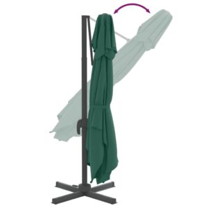 vidaXL Parasoll med ventilation grön 400x300 cm - Bild 7