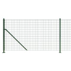 vidaXL Stängsel med stolpsko grön 1x25 m - Bild 4