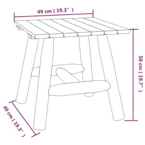 vidaXL Loungegrupp 3 delar massivt granträ - Bild 7