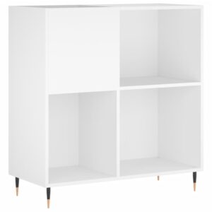 vidaXL Stereobänk vit 84,5x38x89 cm konstruerat trä - Bild 2