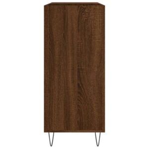 vidaXL Stereobänk brun ek 84,5x38x89 cm konstruerat trä - Bild 5