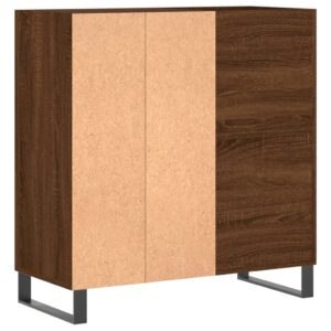 vidaXL Stereobänk brun ek 84,5x38x89 cm konstruerat trä - Bild 6