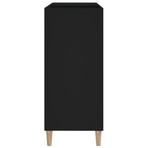 vidaXL Stereobänk svart 84x38x89 cm konstruerat trä - Bild 6