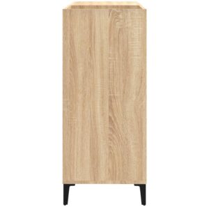 vidaXL Stereobänk sonoma-ek 84,5x38x89 cm konstruerat trä - Bild 6