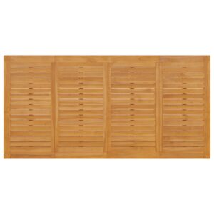 vidaXL Bataviabord 200x100x75 cm massiv teak - Bild 5