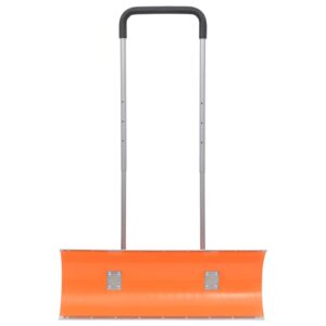 vidaXL Snöskyffel med utdragbart handtag orange 96 cm stålblad - Bild 2