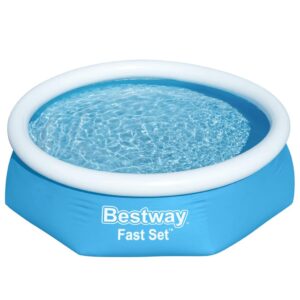 Bestway Uppblåsbar pool Fast Set rund 244x66 cm 57265 - Bild 3