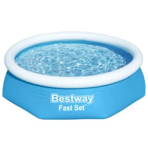 Bestway Uppblåsbar pool Fast Set rund 244x66 cm 57265 - Bild 4