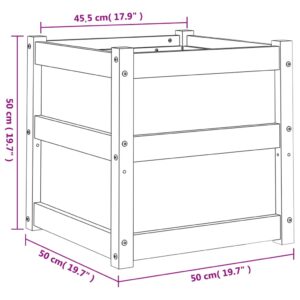 vidaXL Odlingslådor 2 st massiv furu - Bild 12