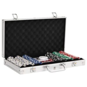 vidaXL Poker set 300 delar 11,5 g - Bild 2