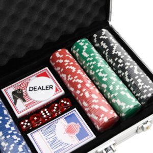 vidaXL Poker set 300 delar 11,5 g - Bild 6