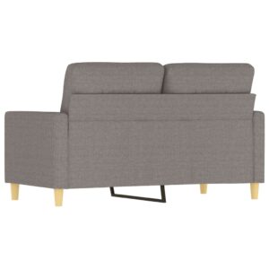 vidaXL 2-sitssoffa taupe 120 cm tyg - Bild 5