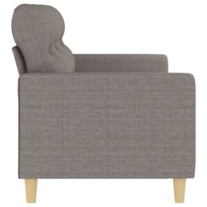 vidaXL 3-sitssoffa taupe 180 cm tyg - Bild 4