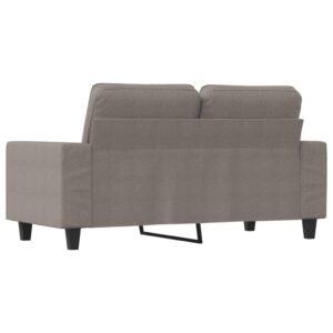 vidaXL 2-sitssoffa taupe 120 cm tyg - Bild 5