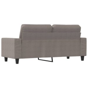 vidaXL 2-sitssoffa taupe 140 cm tyg - Bild 5