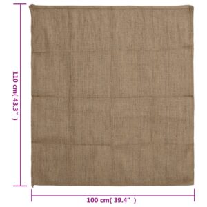 vidaXL Jutesäckar 30 st 100x110 cm 100% jute 340 gsm - Bild 8