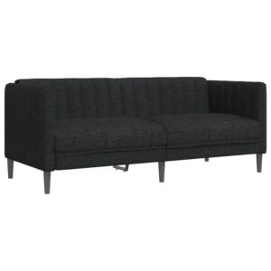 vidaXL Soffa 2-sits svart tyg - Bild 2