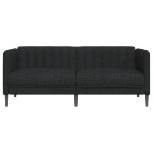 vidaXL Soffa 2-sits svart tyg - Bild 4