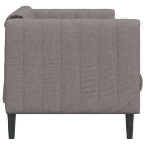 vidaXL Soffa 2-sits taupe tyg - Bild 5