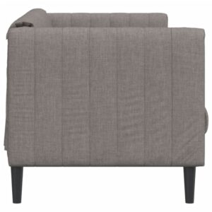 vidaXL Soffa 3-sits taupe tyg - Bild 5