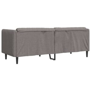 vidaXL Soffa 3-sits taupe tyg - Bild 6