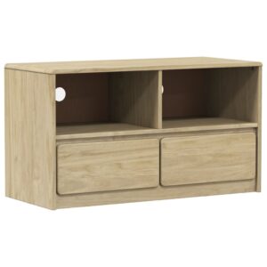 vidaXL Tv-bänk SAUDA ek 99x43x55 cm massiv furu - Bild 2