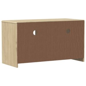 vidaXL Tv-bänk SAUDA ek 99x43x55 cm massiv furu - Bild 6