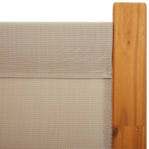 vidaXL Rumsavdelare 5 paneler taupe 350x180 cm - Bild 6