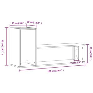 vidaXL TV-skåp 2 st sonoma-ek 100x30x50 cm konstruerat trä - Bild 12