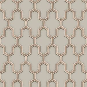 DUTCH WALLCOVERINGS Tapet Geometric guld och grön - Bild 2