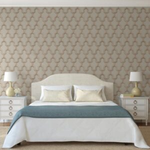 DUTCH WALLCOVERINGS Tapet Geometric guld och grön - Bild 4