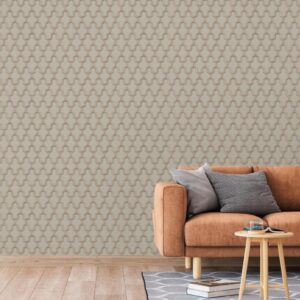 DUTCH WALLCOVERINGS Tapet Geometric guld och grön - Bild 5