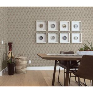 DUTCH WALLCOVERINGS Tapet Geometric guld och grön - Bild 7