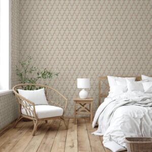 DUTCH WALLCOVERINGS Tapet Geometric guld och grön - Bild 9