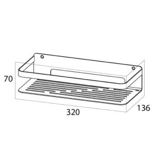 Tiger Duschhylla Caddy krom stor 1400030346 - Bild 7