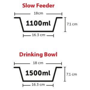 FLAMINGO Matskålställ Suvi M 1100 ml och 1500 ml grå - Bild 6