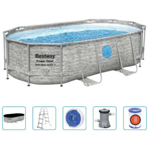 Bestway Pool Power Steel med tillbehör 427x250x100 cm - Bild 3