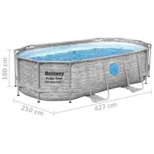 Bestway Pool Power Steel med tillbehör 427x250x100 cm - Bild 10