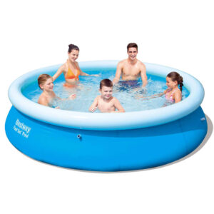 Bestway Pool uppblåsbar Fast Set rund 305x76 cm 57266 - Bild 3