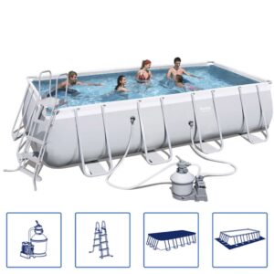 Bestway Pool Power Steel rektangulär 549x274x122 cm - Bild 2