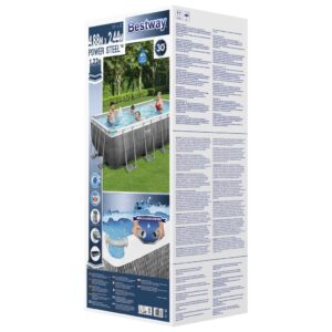 Bestway Pool Power Steel rektangulär 488x244x122 cm - Bild 11