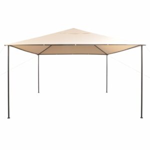 vidaXL Paviljong 4x4 m stål beige - Bild 2