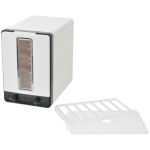 vidaXL Torkugn med 10 brickor 550 W vit - Bild 5