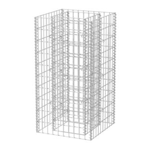 vidaXL Planteringsgabion upphöjd stål 50x50x100 cm - Bild 2